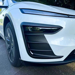 ABS Fog Light Trim Covers Exterior Upgrade for 2026 New Tesla Model Y L
