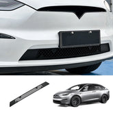 Front Bumper Protective Mesh Grille Panel for Tesla Model X 2023-2025