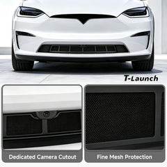 Front Bumper Protective Mesh Grille Panel for Tesla Model X 2026