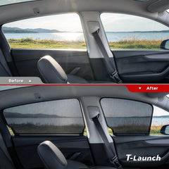 Mesh Side Window Sunshades for Tesla Model 3/Y/YL 2021+ - T-Launch