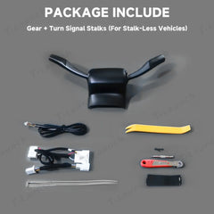 ModelKit leva del segnale di svolta 3 Highland OEM Style Gear Shift Stitch perTesla