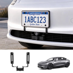 Drill-Free US Standard Front License Plate Holder for Tesla Model 3 Highland 2024+ - T-Launch