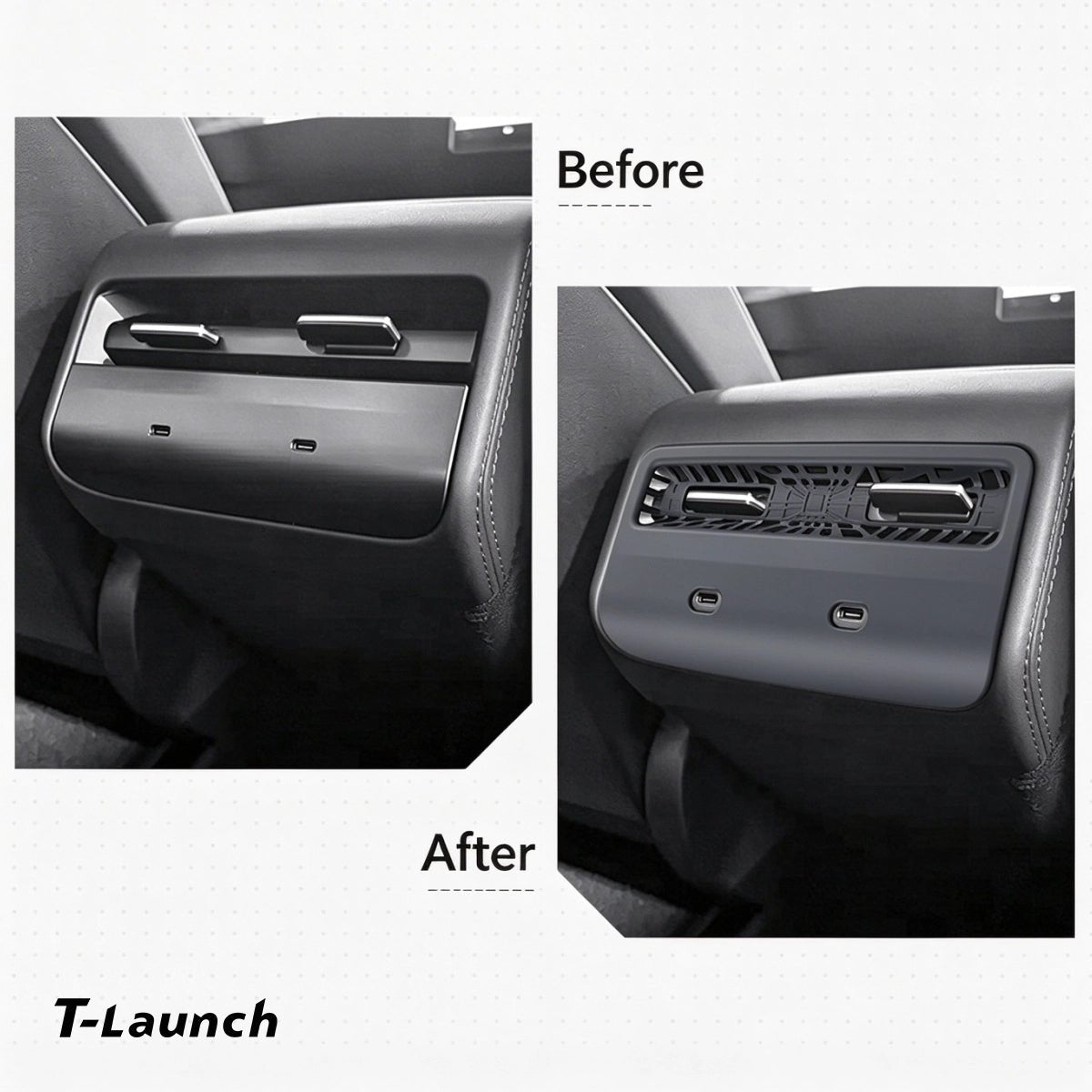 Rear Air Vent Protector for Tesla Model Y Juniper Standard 2025+ - T-Launch