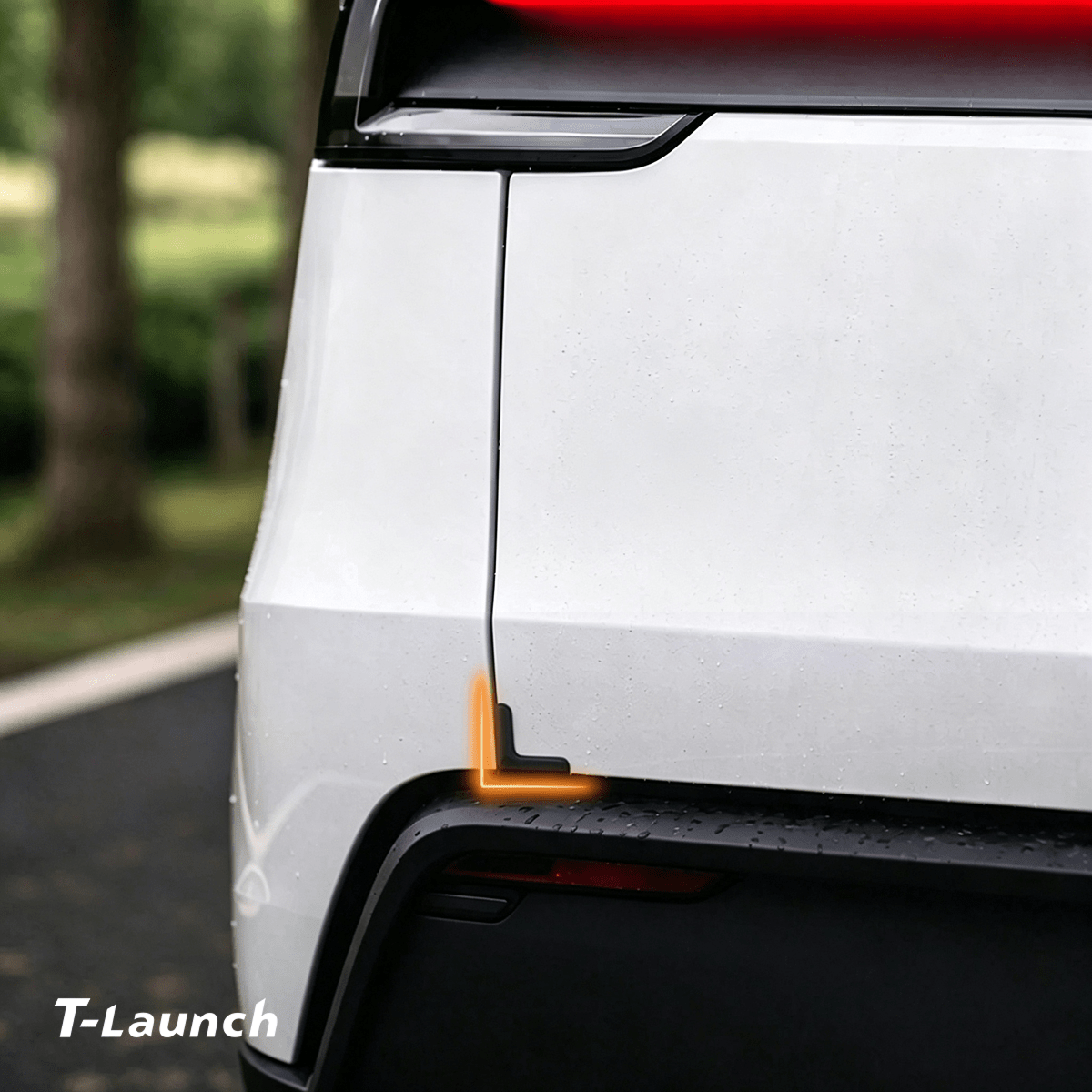 Silicone Tailgate Corner Guards for Tesla Model Y/Y L 2025+ - T-Launch