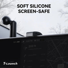 Modular Screen Back Multi‑Device Expansion Mount for Tesla Model 3/Y/S/X/Cybertruck - T-Launch
