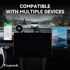 Modular Screen Back Multi‑Device Expansion Mount for Tesla Model 3/Y/S/X/Cybertruck