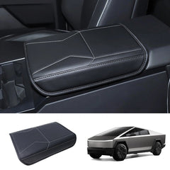 Nappa Leather Center Console Armrest Cover for Tesla Cybertruck 2024+ - T-Launch