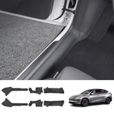 Nappa Leather Door Sill Protector for Tesla Model Y L 2026+ - T-Launch
