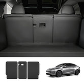 Nappa Leather Rear Seat Back Protector for Tesla Model Y Juniper 2025+