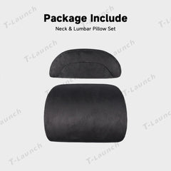 Alcantara Neck & Lumbar Support Pillow for Tesla Model 3/Y/X/S/Cybertruck