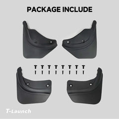 No-Drill Front & Rear Fender Mud Flaps for 2026 Tesla Model YL