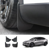 No-Drill Front & Rear Fender Mud Flaps for 2026 Tesla Model YL