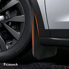 No-Drill Front & Rear Mud Flaps Splash Guards for Tesla Model X 2023-2026