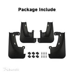 No-Drill Front & Rear Mud Flaps Splash Guards for Tesla Model X 2023-2026 - T-Launch