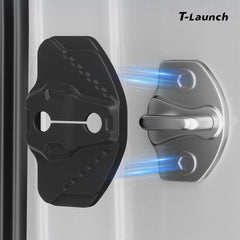 Magnetic Silicone Noise Reduction Door Latch Cover for Tesla Model 3/Y/YL