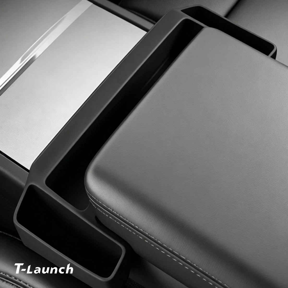 Center Console Organizer Tray with Sunglasses Holder for Tesla Model 3/Y/Y L 2024+ - T-Launch