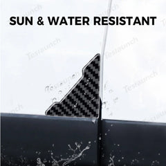PVC Carbon Pattern Door Corner Guards – Universal Fit for All Cars
