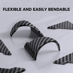 PVC Carbon Pattern Door Corner Guards – Universal Fit for All Cars