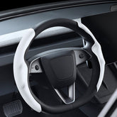 Husa volan anti-alunecare din piele intoarsa pt Tesla Model 3 Highland 2024+