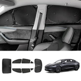 Privacy & Thermal Insulated Sunshades Curtains for Tesla Model 3 Highland Standard 2025+