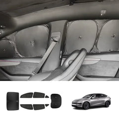 Privacy & UV Heat Insulation Window Sunshade for Tesla Model YL 6-Seater 2026+