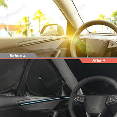 Privacy & UV Heat Insulation Window Sunshade for Tesla Model YL 6-Seater 2026+