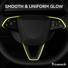 RGB Ratstyringshjul Ambient Belysningskit til Tesla Model 3 Highland 2024+/Model Y Juniper 2025+/Model YL 2026+