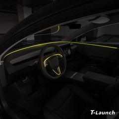 RGB Ratstyringshjul Ambient Belysningskit til Tesla Model 3 Highland 2024+/Model Y Juniper 2025+/Model YL 2026+