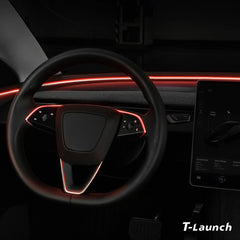 RGB Ratstyringshjul Ambient Belysningskit til Tesla Model 3 Highland 2024+/Model Y Juniper 2025+/Model YL 2026+
