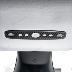 Capa para luz de leitura em fibra de carbono genuína Tesla Model Y Juniper 2025+