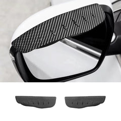 Carbon Fiber Style Rear View Mirror Rain Visors for Tesla 3/Y/S/X/Cybertruck