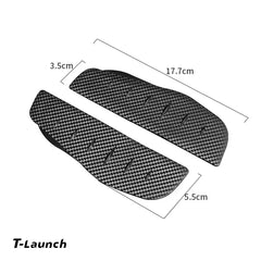 Carbon Fiber Style Rear View Mirror Rain Visors for Tesla 3/Y/S/X/Cybertruck