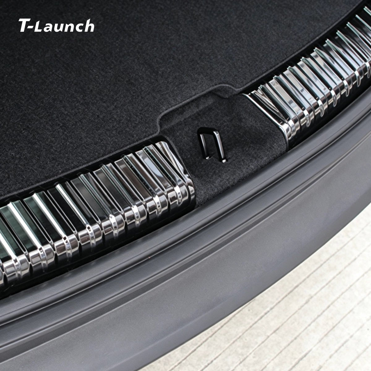 Stainless Steel Rear Trunk Sill Guard for Tesla Model Y Juniper 2025+ - T-Launch