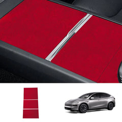 Alcantara Center Console Sticker Cover for Tesla Model YL 2026+