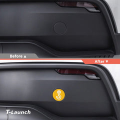 Reflective Tow Hook Warning Sticker for Tesla Model 3/Y/S/X (2 PCS) - T-Launch
