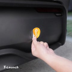 Reflective Tow Hook Warning Sticker for Tesla Model 3/Y/S/X (2 PCS)