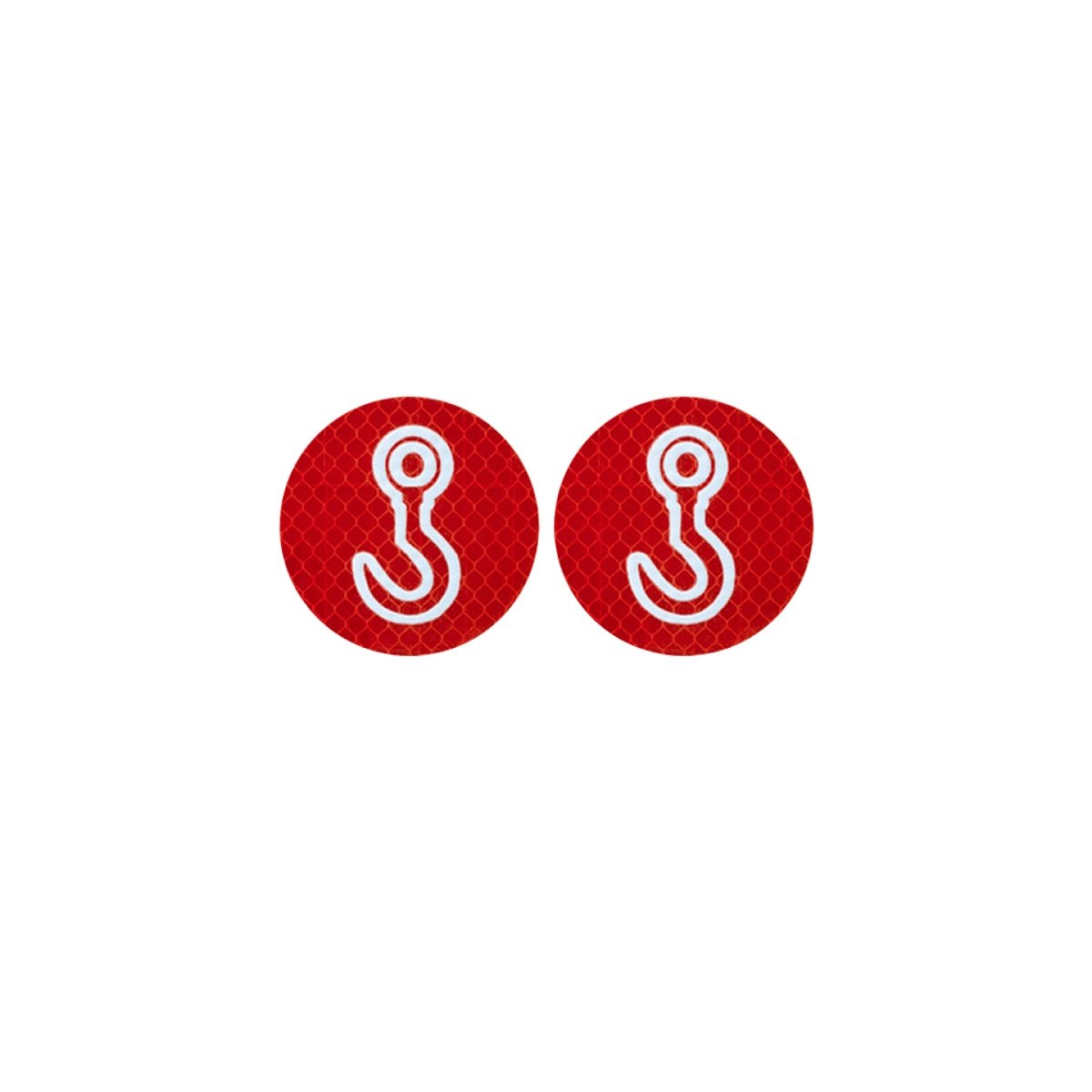 Reflective Tow Hook Warning Sticker for Tesla Model 3/Y/S/X (2 PCS) - T-Launch