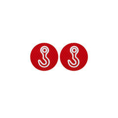 Reflective Tow Hook Warning Sticker for Tesla Model 3/Y/S/X (2 PCS) - T-Launch