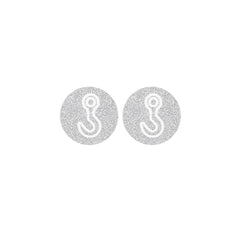 Reflective Tow Hook Warning Sticker for Tesla Model 3/Y/S/X (2 PCS)