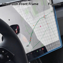 All-in-One Tempered Glass Screen Protector & Frame Cover for Tesla Model 3 Highland/Model Y Juniper/Model Y L 2026+ - T-Launch