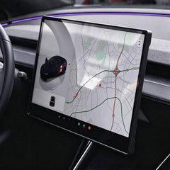 All-in-One Tempered Glass Screen Protector & Frame Cover for Tesla Model 3 Highland/Model Y Juniper/Model Y L 2026+