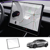 All-in-One Tempered Glass Screen Protector & Frame Cover for Tesla Model 3 Highland/Model Y Juniper/Model Y L 2026+ - T-Launch