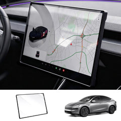 All-in-One Tempered Glass Screen Protector & Frame Cover for Tesla Model 3 Highland/Model Y Juniper/Model Y L 2026+ - T-Launch