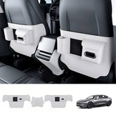 Nappa Leather Interior Anti-Kick Protection Mats for Tesla Model 3 Highland 2024+