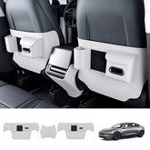 Nappa Leather Interior Anti-Kick Protection Mats for Tesla Model 3 Highland 2024+