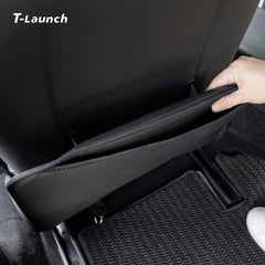 Nappa Leather Front Seat Back Kick Protectors for Tesla Model 3/Y/Y L 2024+ (2 PCS)