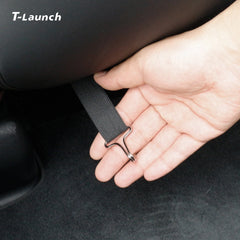Nappa Leather Front Seat Back Kick Protectors for Tesla Model 3/Y/YL 2024+ (2 PCS)