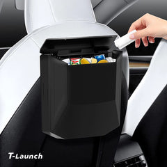 Seat Back Storage Box with Lid for Tesla Model 3/Y 2017+