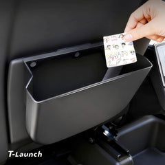 Foldable Seat Back Storage Organizer & Trash Can for Tesla Model 3/Y 2017+