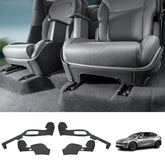 Nappa Leather Second Row Seat Side Panel Protectors for Tesla Model YL 2026+
